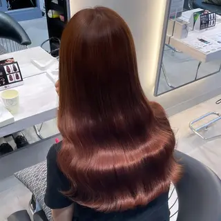 ロング 𝙆𝙖𝙞🎀🩶 レイヤー/縮毛矯正のヘアスタイル