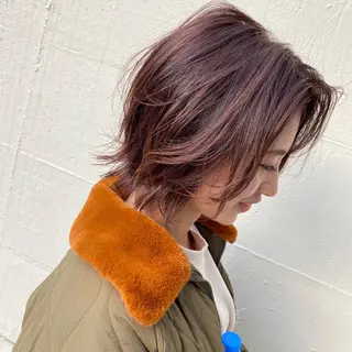 ショート カラー パーマ 大宮 / ボブ特化 永井竜也のヘアスタイル