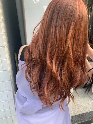 セミロング カラー ヘアアレンジ FRAME+spa&hair roomなんば駅前店所属・🌸MAYU🌸 ハイトーン➕レイヤーのヘアスタイル