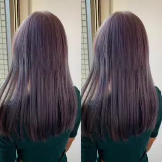 ロング カラー 似合わせ/ブリーチ カラー.岡田友仁のヘアスタイル