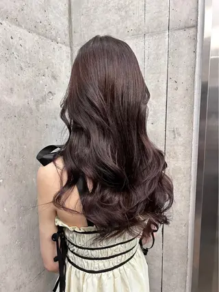 ロング カラー ANLY. 明治神宮前所属・うる艶/透明感カラー 🐇🤍もものヘアスタイル