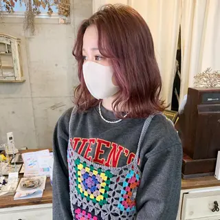 ミディアム カラー kimika🥑 メンズ/髪質改善のヘアスタイル