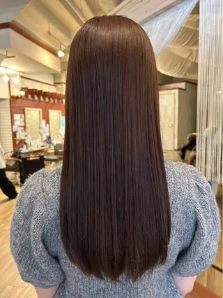 ロング カラー アラモードピンク所属・矢野 愛実のヘアスタイル