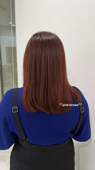 ミディアム ‎miku/ blancblancのヘアスタイル