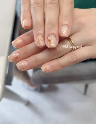 ネイル 北浦和 自爪育成ケアのネイルデザイン