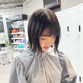 ショート JUNSHIN🦋 ヘアセット／カラーのヘアスタイル