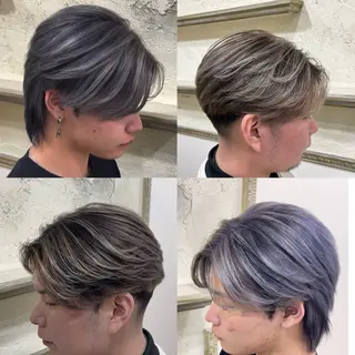 カラー 西村 遼馬のヘアスタイル