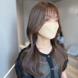 ロング 23°NADAUN所属・岐阜1番韓国ヘア/ 星羅/23°のヘアスタイル