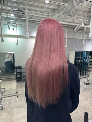 ロング カラー 【似合わせカラー】 西口嶺河のヘアスタイル