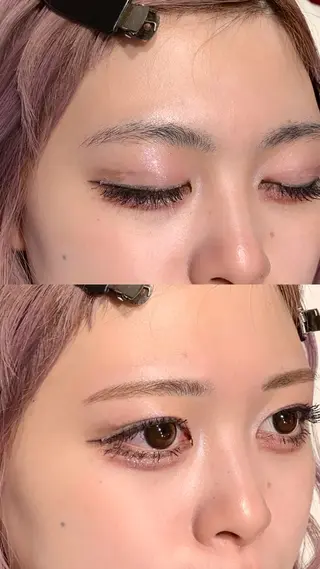 メンズ アイブロウ iBROW. 熊見怜奈の眉毛・アイブロウイメージ