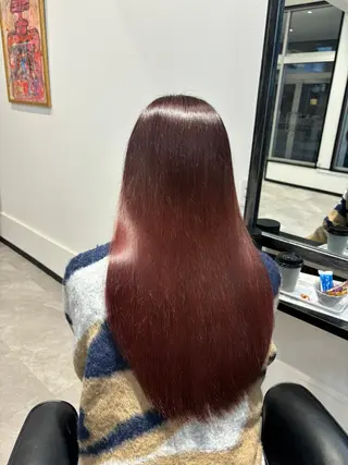 ロング maki💖 ボブ/縮毛矯正のヘアスタイル