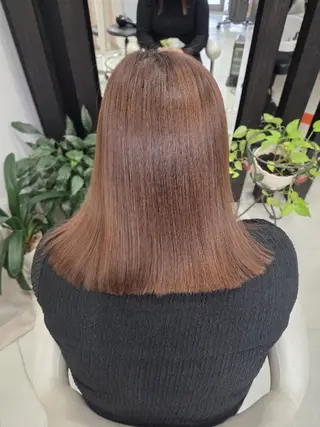 セミロング 美容のおおが　四日市店所属・山本 莉奈のヘアスタイル