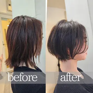 ショート カラー YUTORI 上尾 ✂ショート特化のヘアスタイル