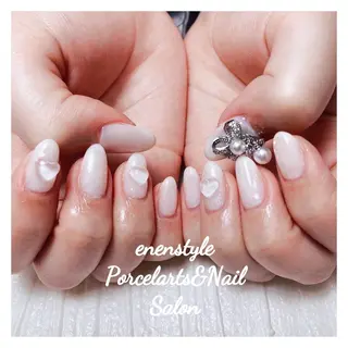 ミディアム ネイル 👑enen style👑のネイルデザイン