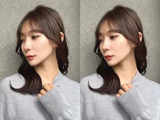 セミロング 似合わせ松本 容政のヘアスタイル