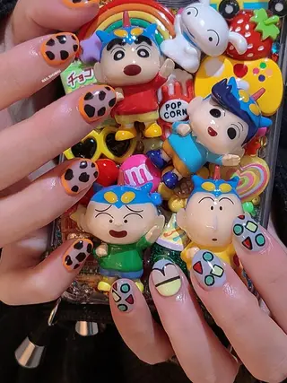 ネイル 3dパーツ/流行り 👧shushu❤️のネイルデザイン