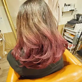ロング カラー spa hair  ark 富井直美のヘアスタイル