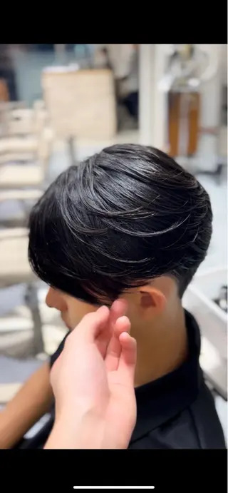 ショート パーマ メンズ 🔮メンズ縮毛矯正 毛流れパーマ💎竹永のヘアスタイル