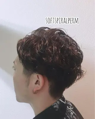 ショート パーマ メンズ 年間1500人担当 代表　南一路のヘアスタイル