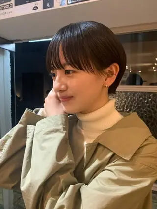 ショート Hair Resort Noble(ヘアリゾートノーブル)所属・オオヤ カナのヘアスタイル