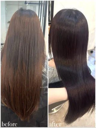 ロング カラー 🫧シールエクステ/ 艶カラー🫧アサミ️のヘアスタイル