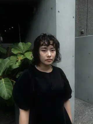 パーマ 柚音 nero hairのヘアスタイル