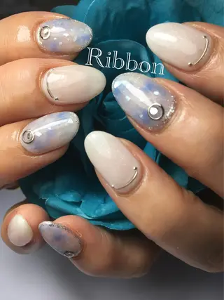 ネイル トップネイリスト Ribbon立川店のネイルデザイン