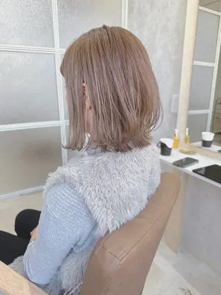 ミディアム 【ROSSO】 SHUHEIのヘアスタイル