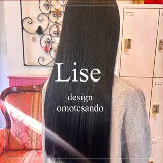 ロング カラー パーマ ヘアアレンジ メンズ 表参道Lise おおいしおりのヘアスタイル