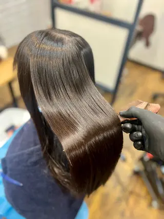 セミロング Salowin銀座suite店所属・美髪縮毛矯正/髪質 改善カラー/寺倉海人のヘアスタイル