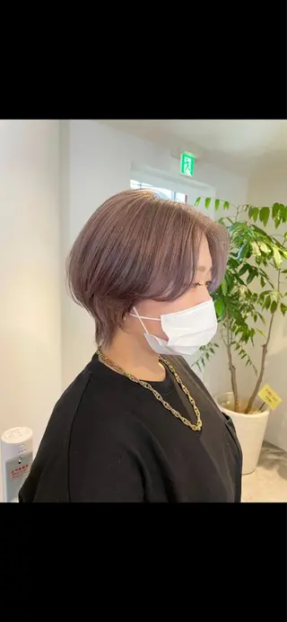 ショート カラー hayaka todaのヘアスタイル