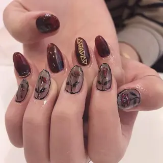 ネイル 韓国風✨髪質改善✨ 縮毛矯正✨松浦知奈美のヘアスタイル