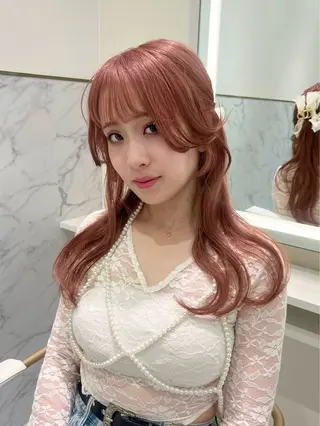 ロング カラー Parve  Mix /板野妃莉のヘアスタイル