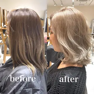 ミディアム カラー 🌟イメチェン美容師 🌟清水 大輝のヘアスタイル