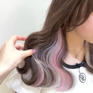 ロング 🥀暖色/エクステ/ ヘアメ/横浜/かなこのヘアスタイル