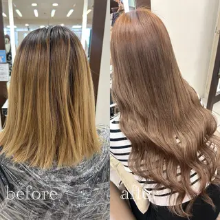 カラー ハイトーン👱‍♀️ エクステ/彩花のヘアスタイル