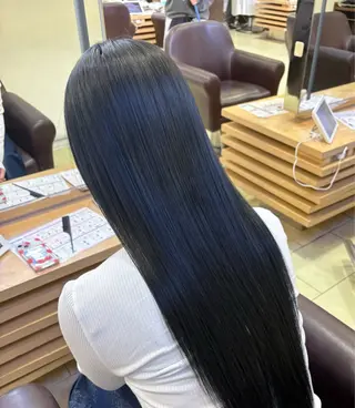 ロング カラー カット🇰🇷毛流れ パーマ/ジュンエイのヘアスタイル