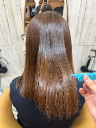 ロング 髪質改善✨縮毛矯正 ショートボブ/ともきのヘアスタイル