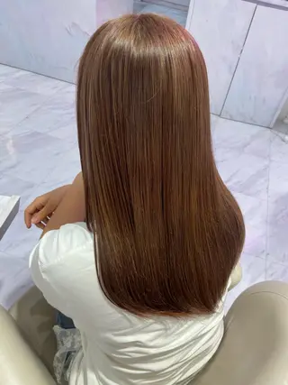 セミロング 名駅/ハイトーン /Y2k/YUNAのヘアスタイル