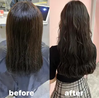 ロング カラー RIYA❤︎ Aujuaソムリエのヘアスタイル