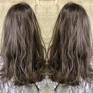 セミロング カラー ハイライト/髪質改善 ans/黒木 和大のヘアスタイル