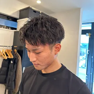ショート パーマ メンズ 【メンズヘア】 原宿/Kasumiのヘアスタイル