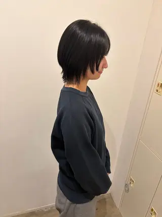 ミディアム 大久保 梨音のヘアスタイル