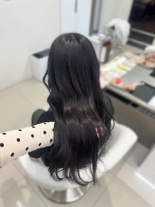 ロング カラー 暖色カラー🎀🎶 田辺 樹里のヘアスタイル