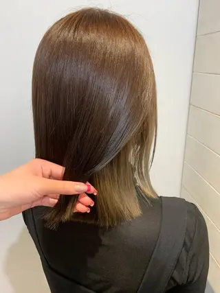 ミディアム 🍓韓国ヘア レイヤ ーカット🍓笠原 葵のヘアスタイル