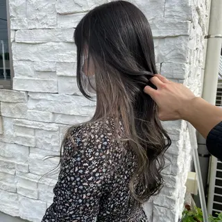 セミロング カラー TELAHAIR 副代表　菊池謙のヘアスタイル