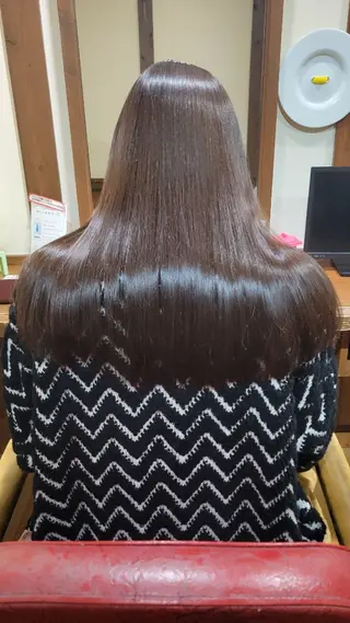 ロング パーマ 中田 大輝👓のヘアスタイル