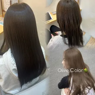 カラー はら あおいのヘアスタイル