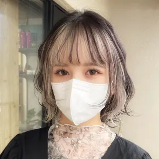 カラー 🌈艶ハイトーン🌈 心を込めます🤝涼介のヘアスタイル