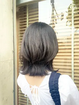 ミディアム 北赤羽/ボブ/レイヤ ー/メンズ/マツオカのヘアスタイル